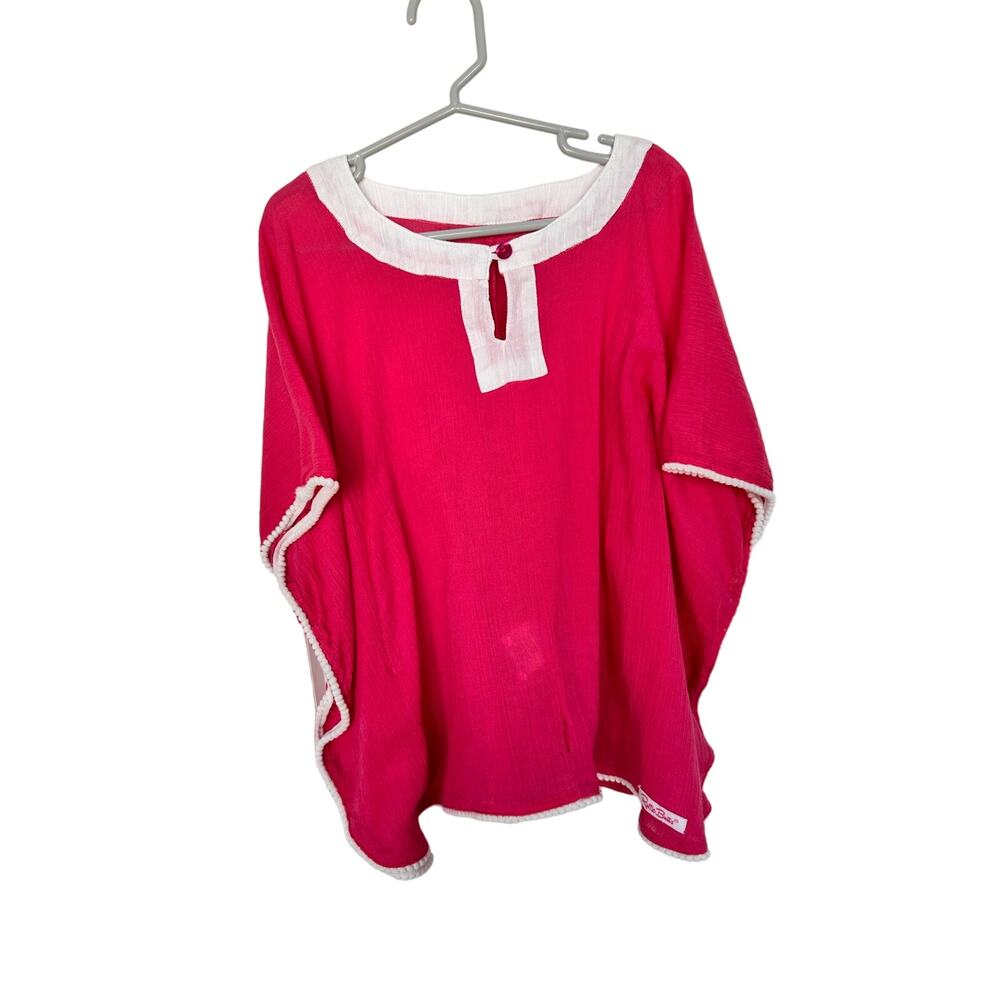 Ruffle Butts tunic dress swimsuit cover up pink girls 4-5t cotton